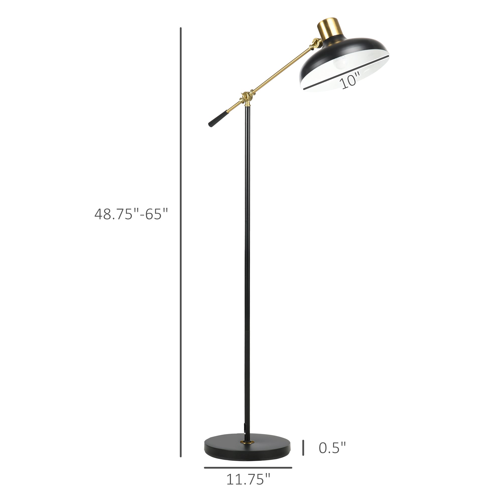 The Sterling Pivot | Industrial Floor Lamp