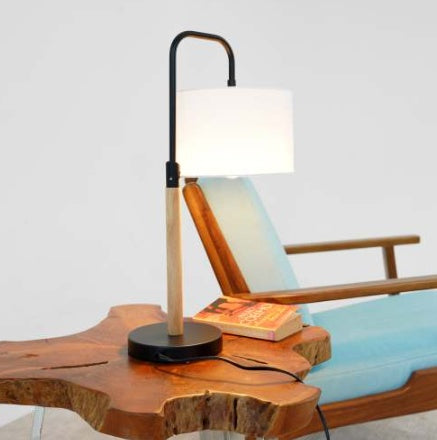 The Timber Arc | Mid-Century Desk Lamp